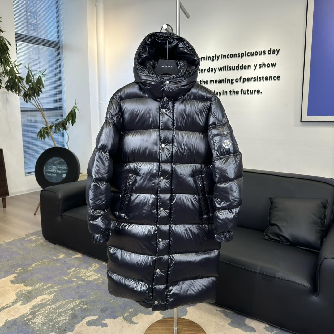 Moncler Maya Hanovcrtan Long Down Jacket - PerfectKickZ