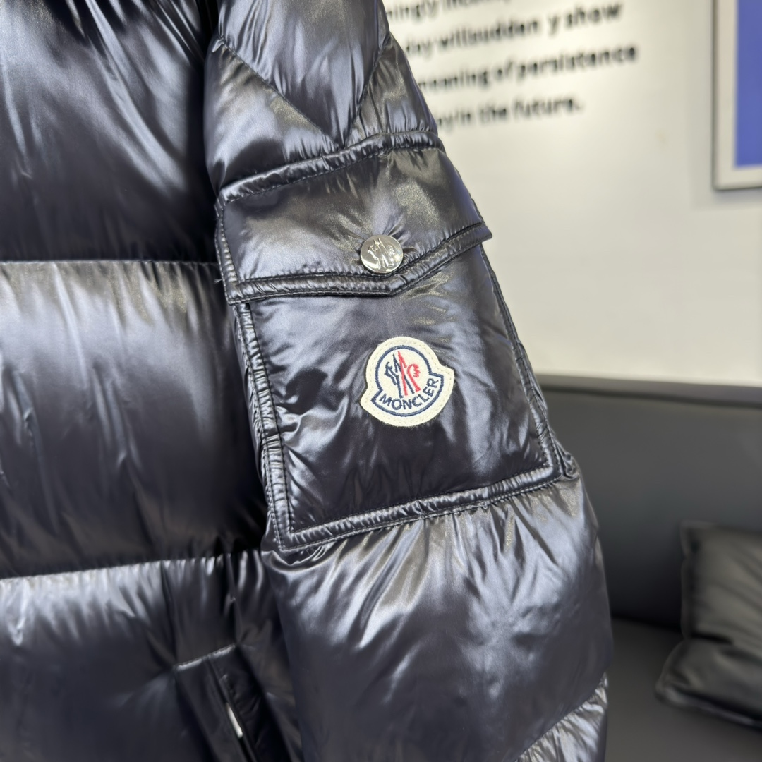 Moncler Maya Hanovcrtan Long Down Jacket - PerfectKickZ
