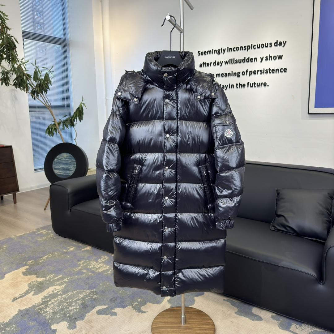 Moncler Maya Hanovcrtan Long Down Jacket - PerfectKickZ