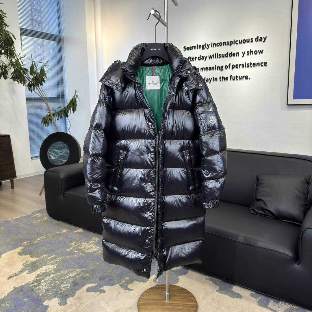 Moncler Maya Hanovcrtan Long Down Jacket - PerfectKickZ