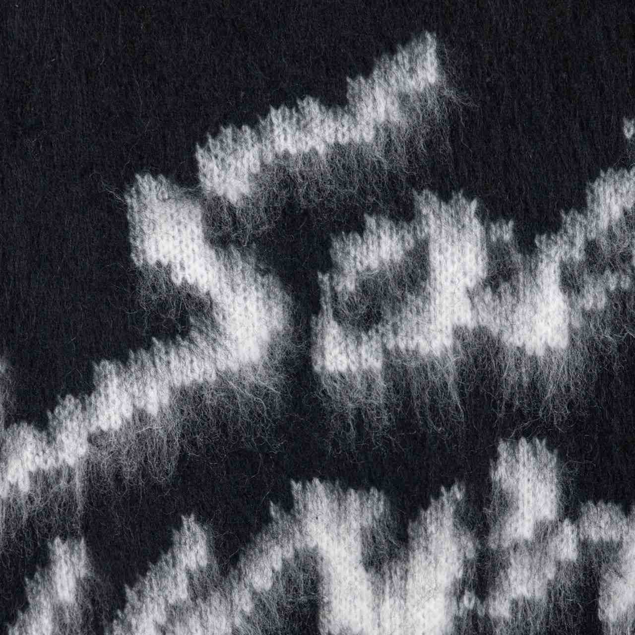 Saint Laurent Logo-Intarsia Mohair-Blend Sweater - PerfectKickZ