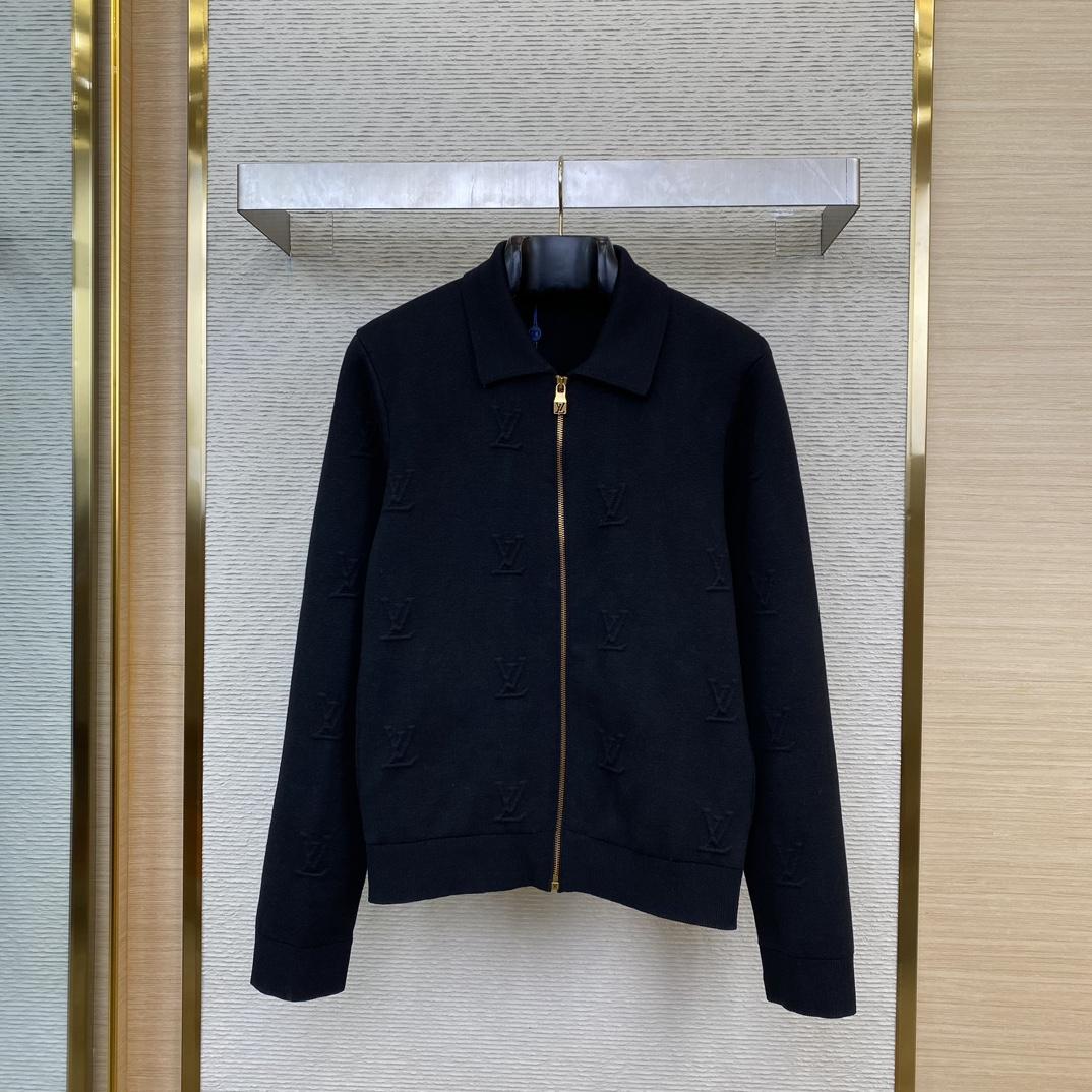 Louis Vuitton LV Blason Embossed Wool Blouson  1AFYEI - PerfectKickZ