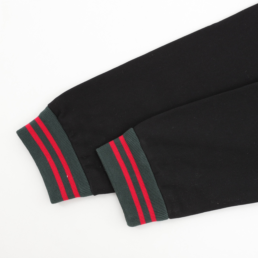 Gucci Cotton Jersey Hooded Jacket With Web - PerfectKickZ