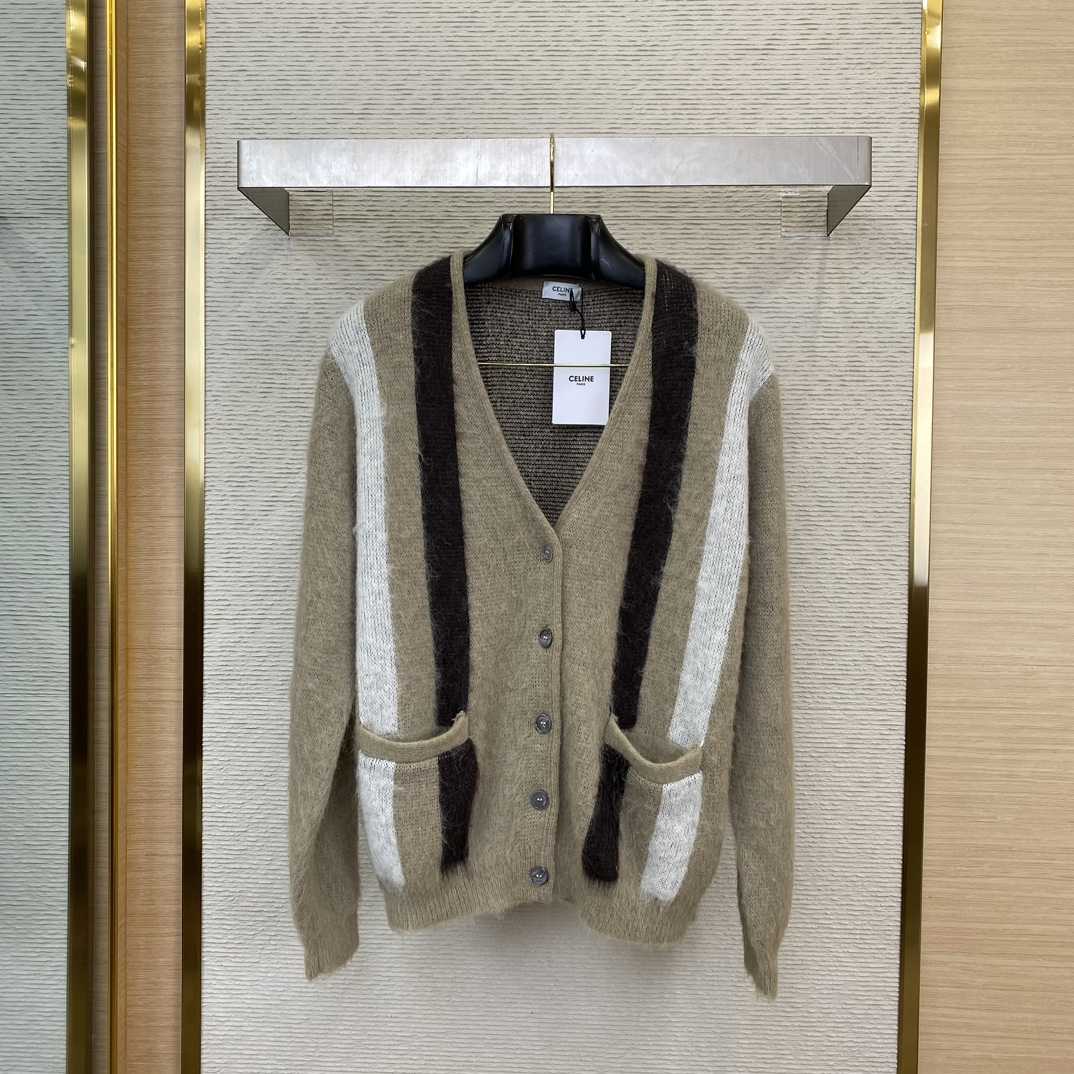 Celine Cardigan In Brushed Mohair - PerfectKickZ
