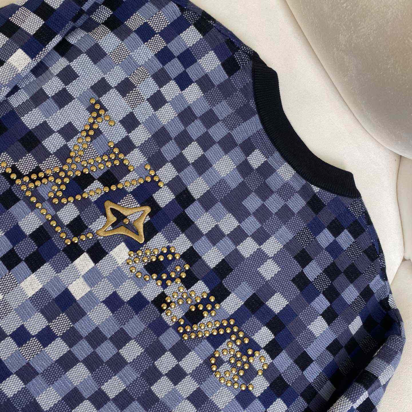 Louis Vuitton LV Vers Damoflage Jacquard Pullover   1AGHTQ - PerfectKickZ