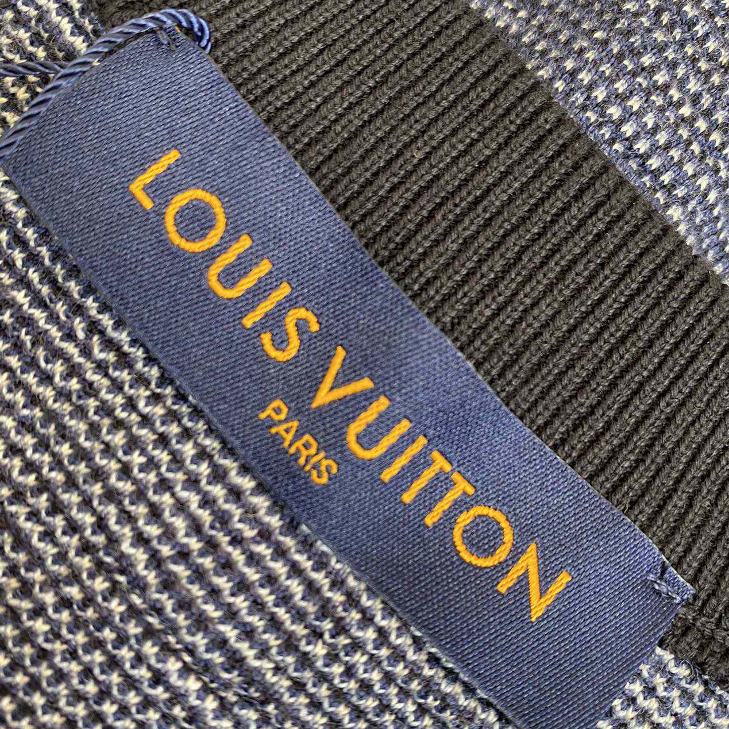 Louis Vuitton LV Vers Damoflage Jacquard Pullover   1AGHTQ - PerfectKickZ