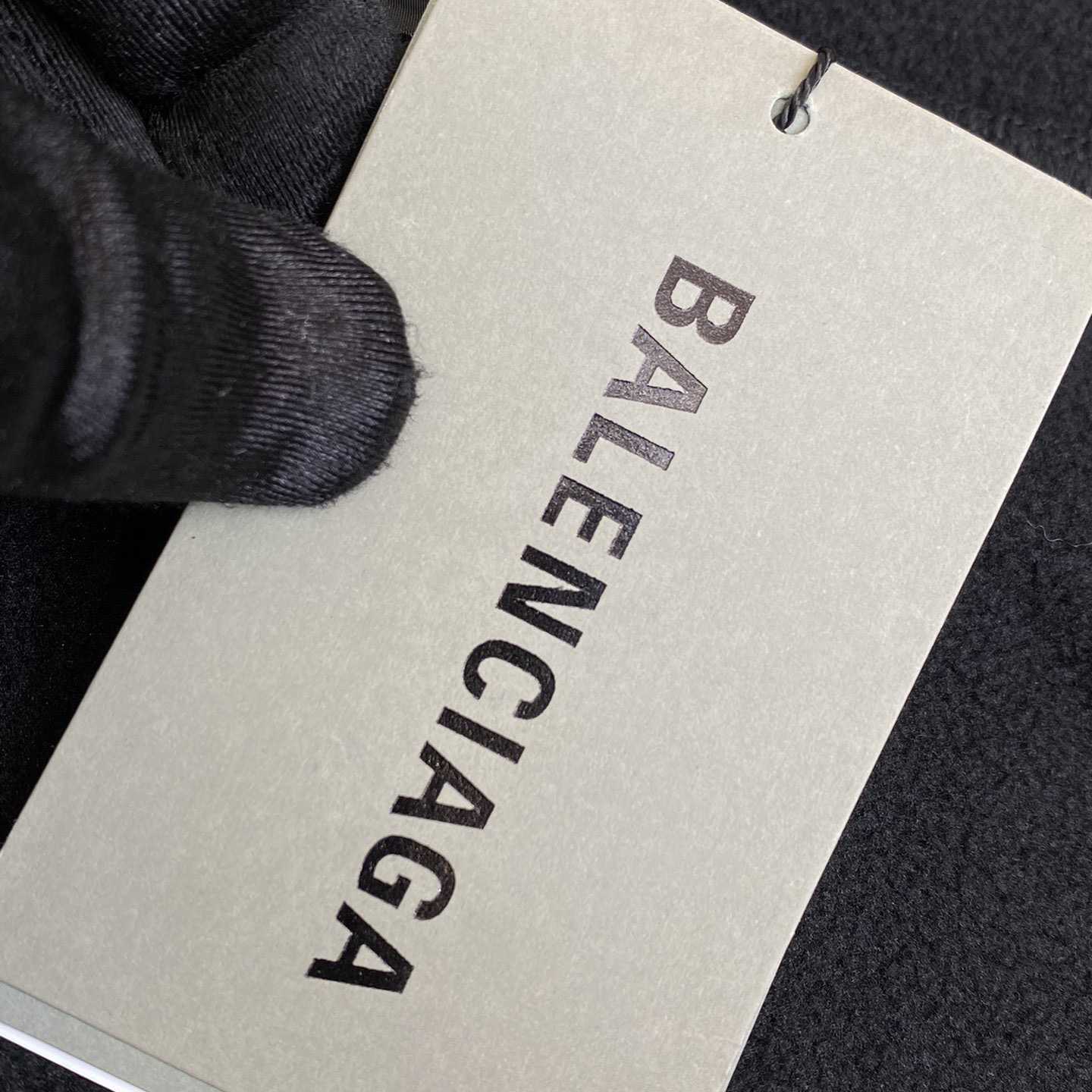 Balenciaga Paris Moon Crinkled Hoodie Large Fit In Black - PerfectKickZ