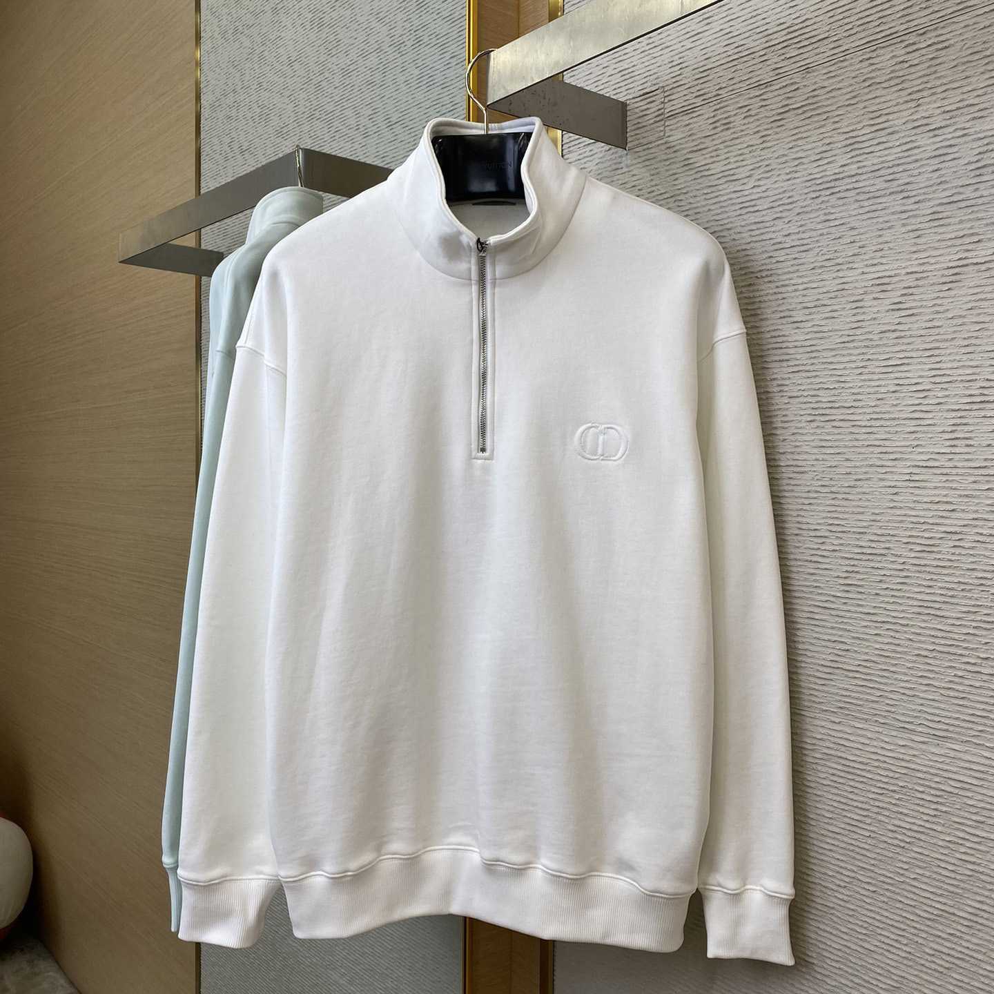 Dior CD Icon Half-Zip Sweatshirt   - PerfectKickZ