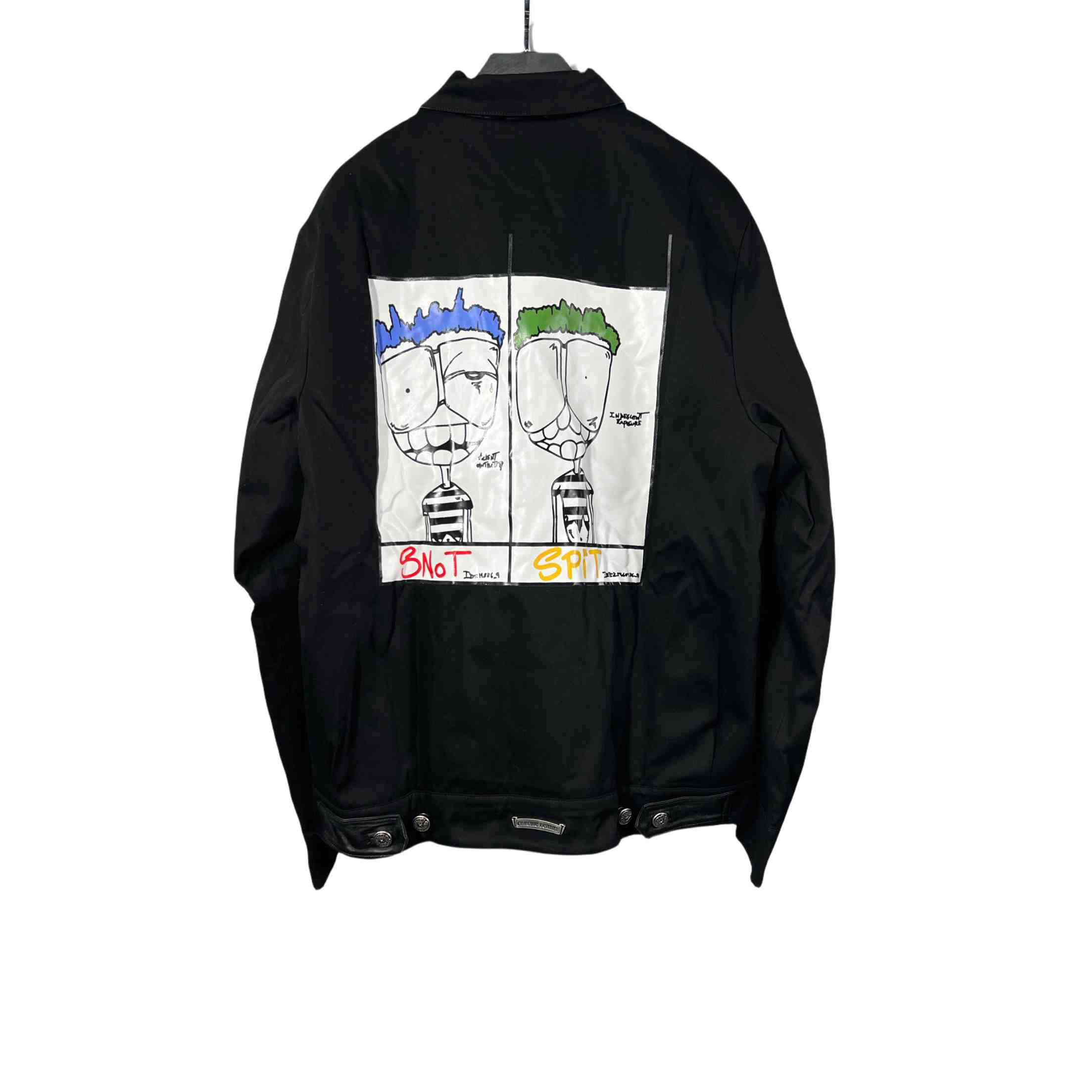 Chrome Hearts x Matty boy Print Canvas Work Jacket - PerfectKickZ