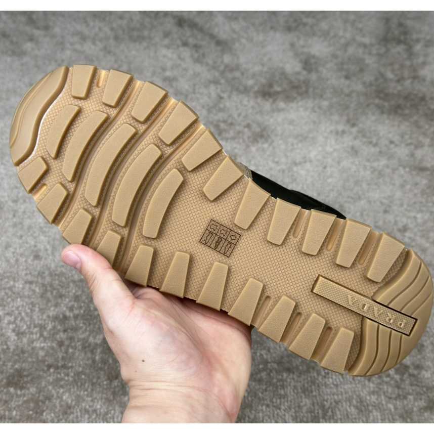 Prada Leather And Re-Nylon Sneakers - PerfectKickZ