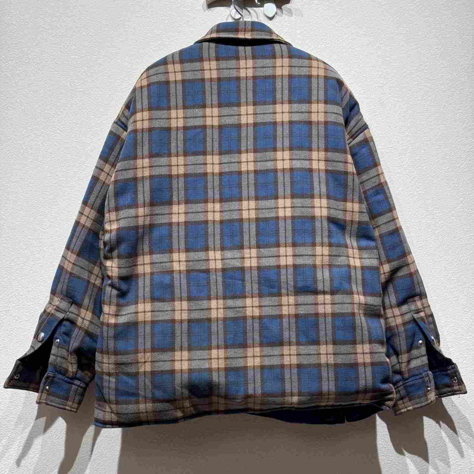 Prada Checked Wool Twill Lumberjack Jacket - PerfectKickZ