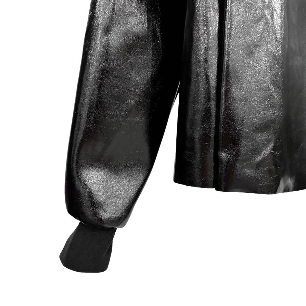 Rick Owens Leather Jacket - PerfectKickZ