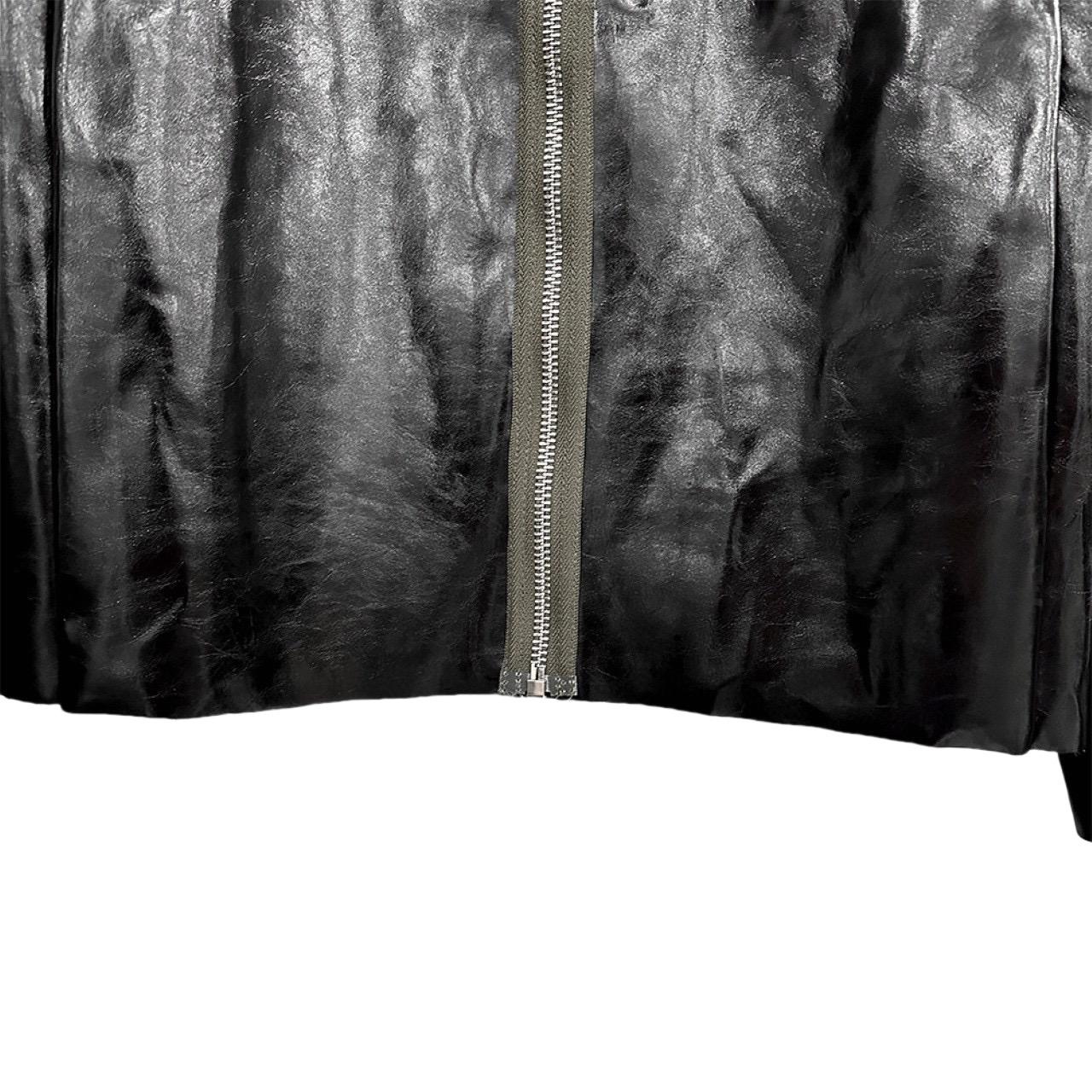 Rick Owens Leather Jacket - PerfectKickZ