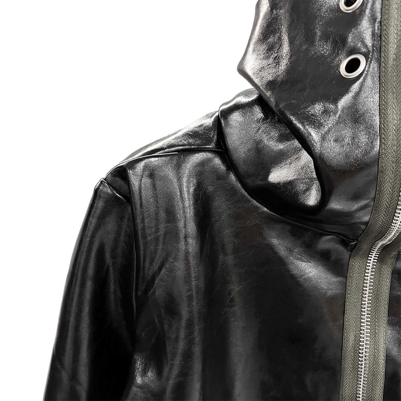 Rick Owens Leather Jacket - PerfectKickZ