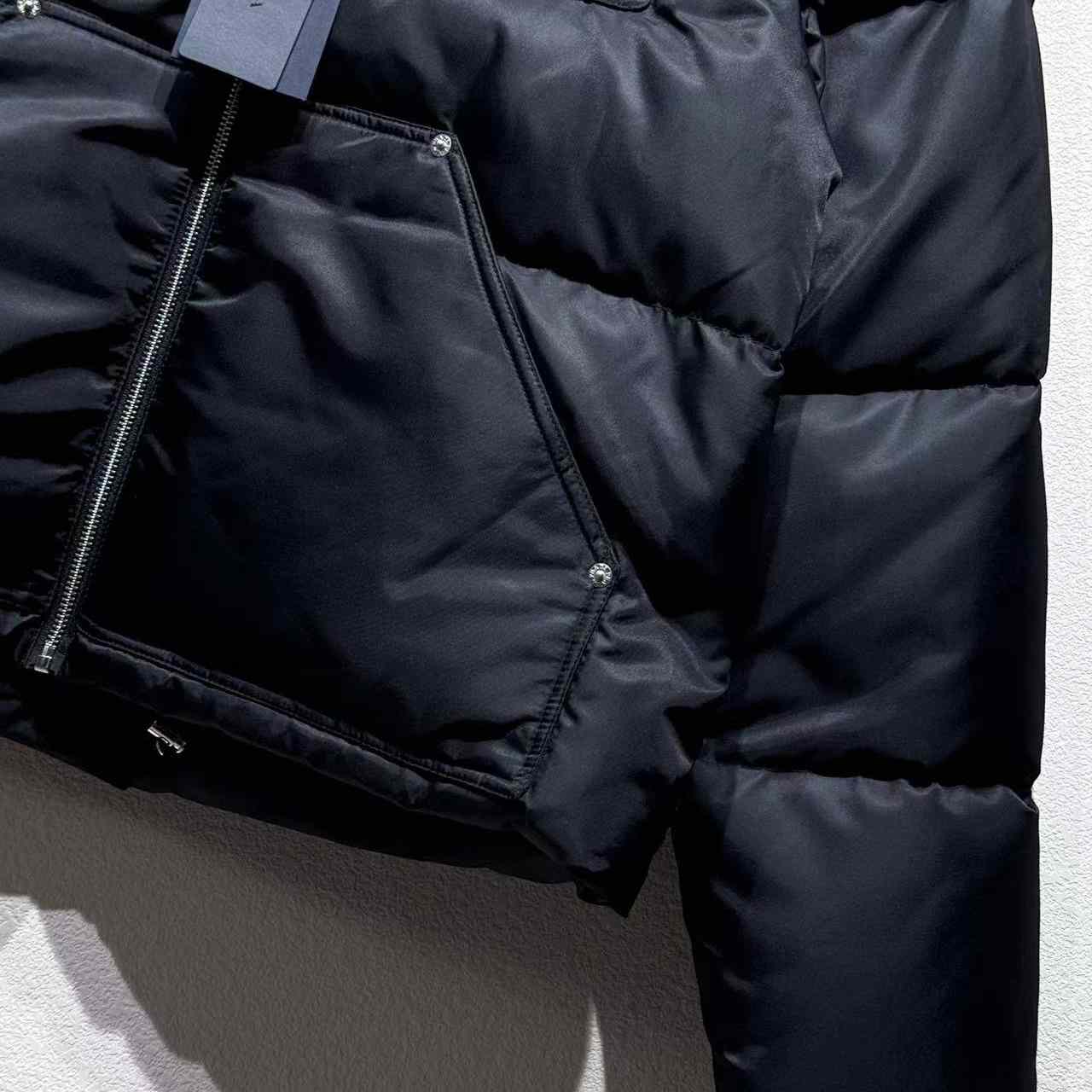 Prada Cropped Re-Nylon Down Jacket - PerfectKickZ