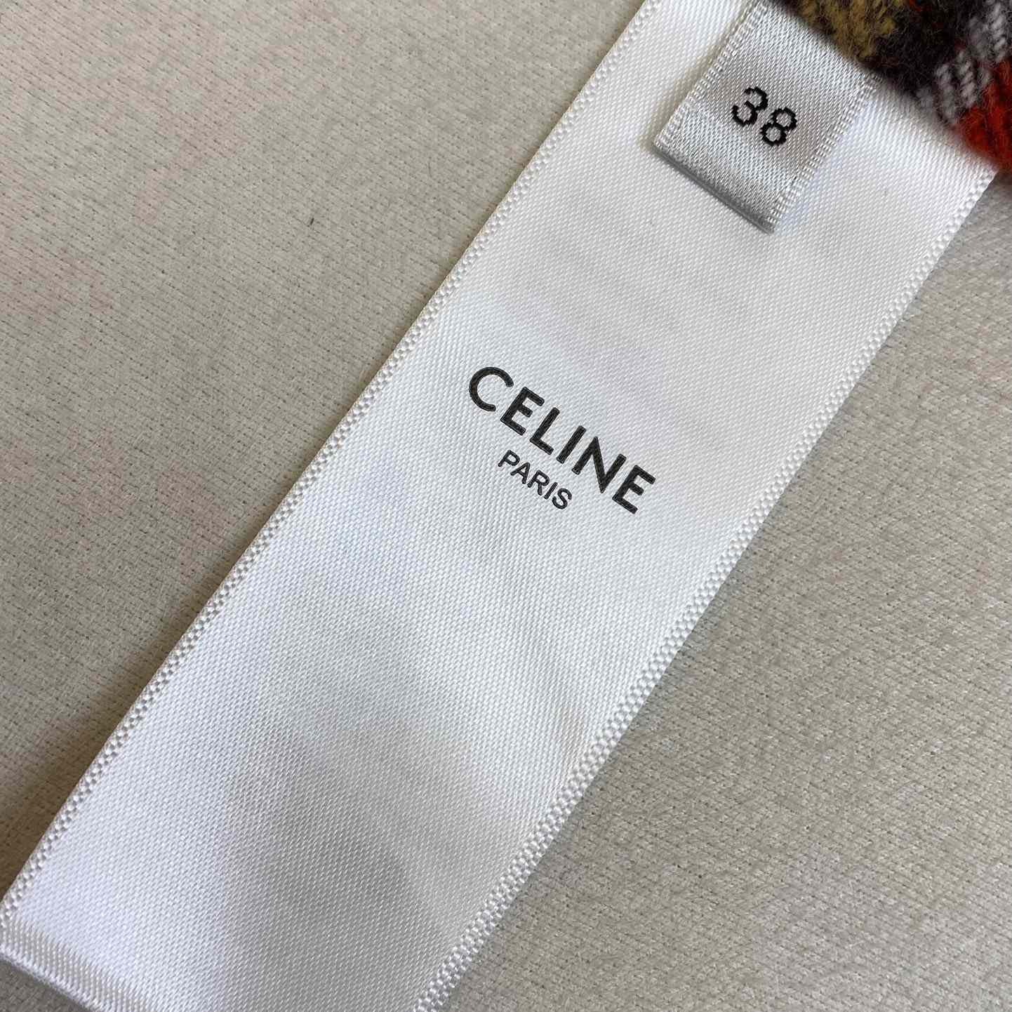 Celine Loose Shirt In Checked Cotton - PerfectKickZ