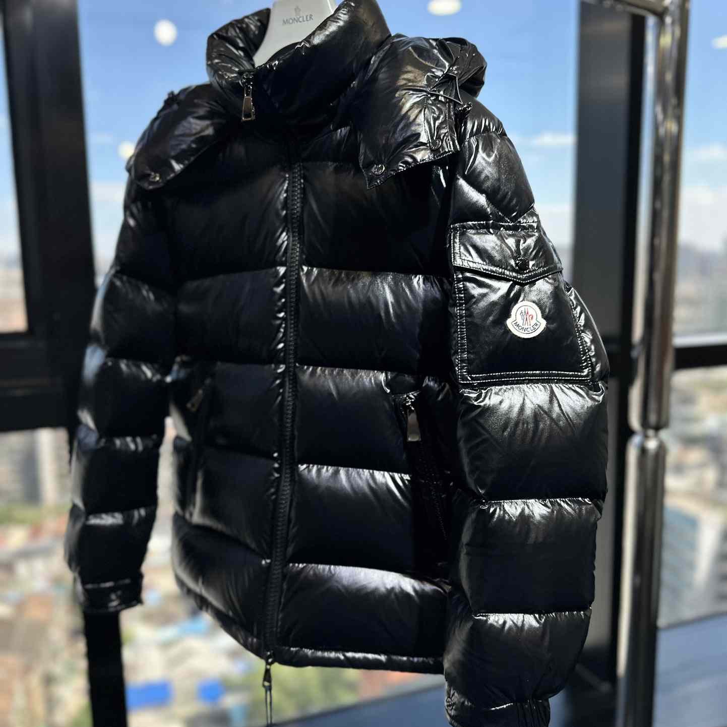 Moncler Maire Hooded Short Down Jacket - PerfectKickZ