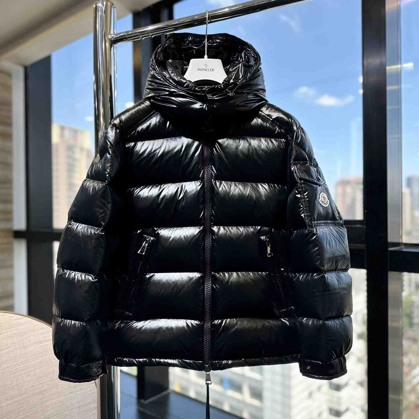 Moncler Maire Hooded Short Down Jacket - PerfectKickZ