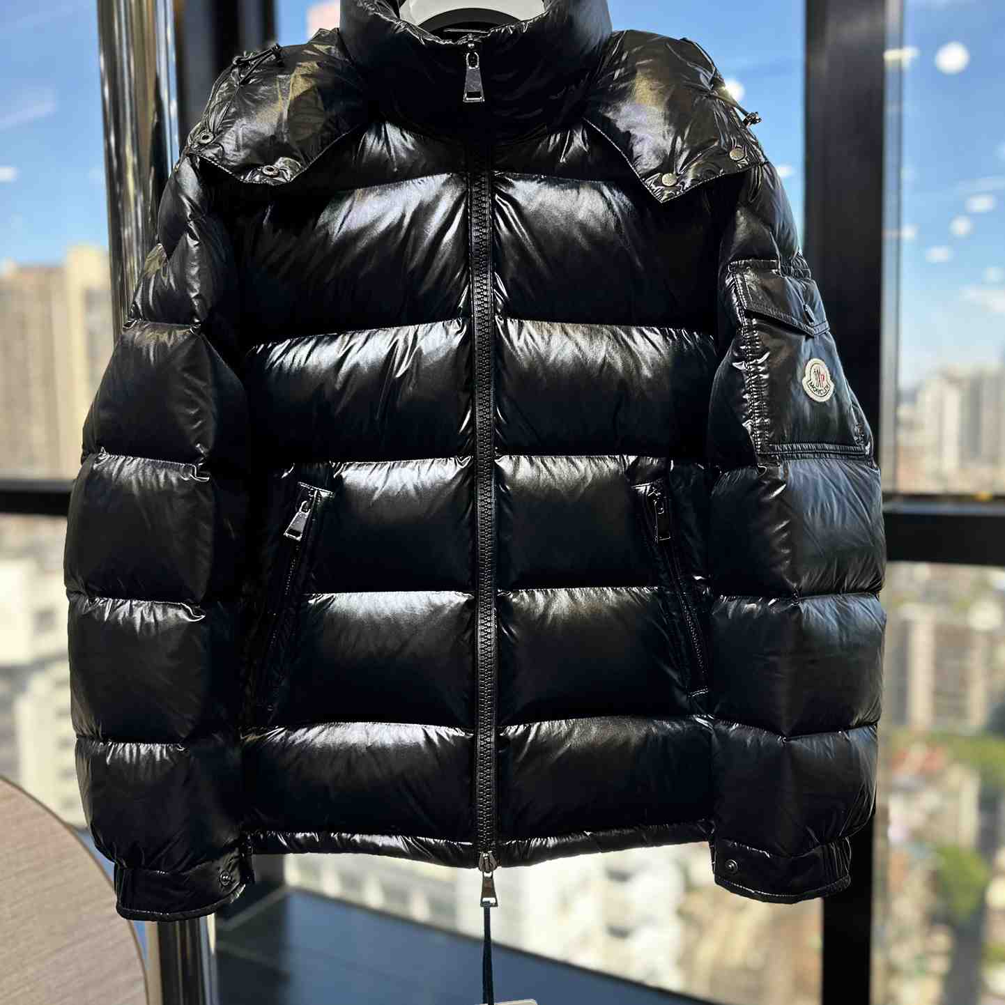 Moncler Maire Hooded Short Down Jacket - PerfectKickZ