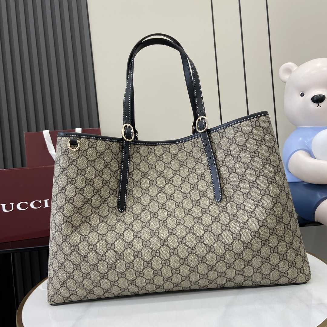 Gucci GG Emblem Large Tote Bag - PerfectKickZ