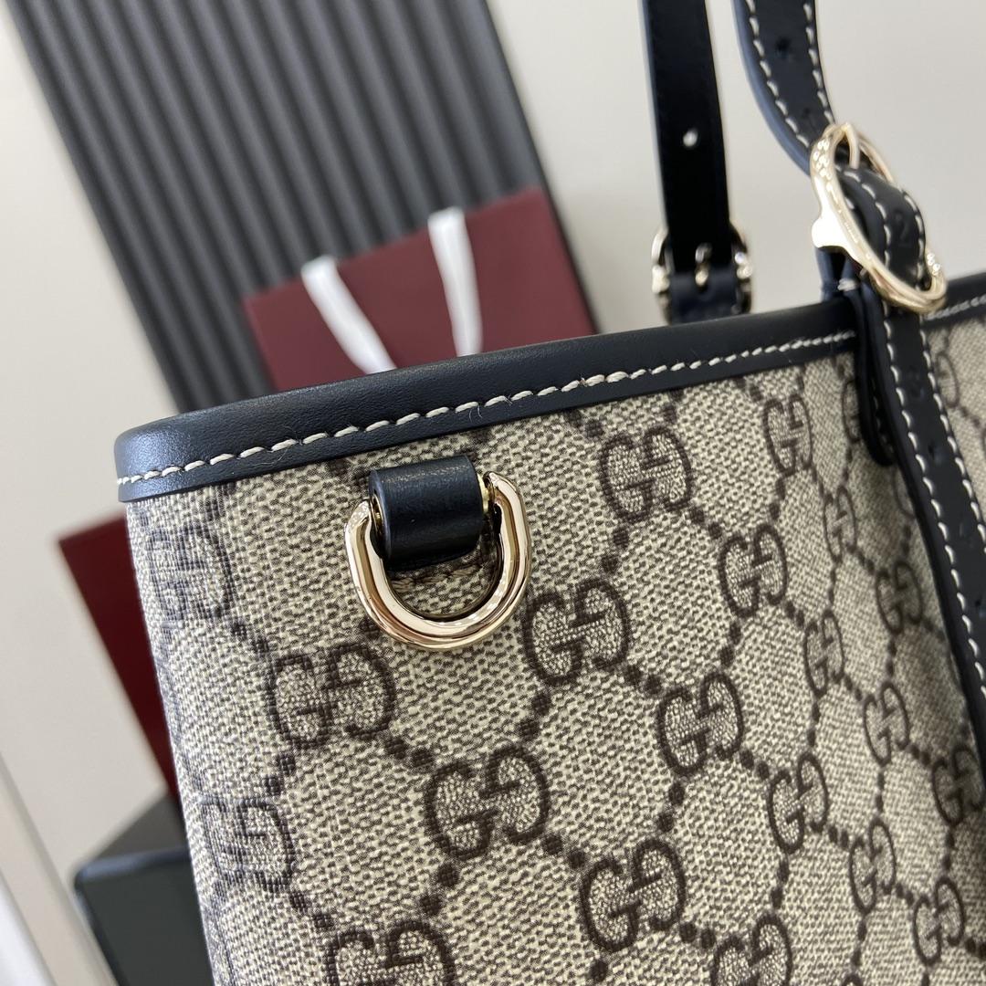 Gucci GG Emblem Large Tote Bag - PerfectKickZ