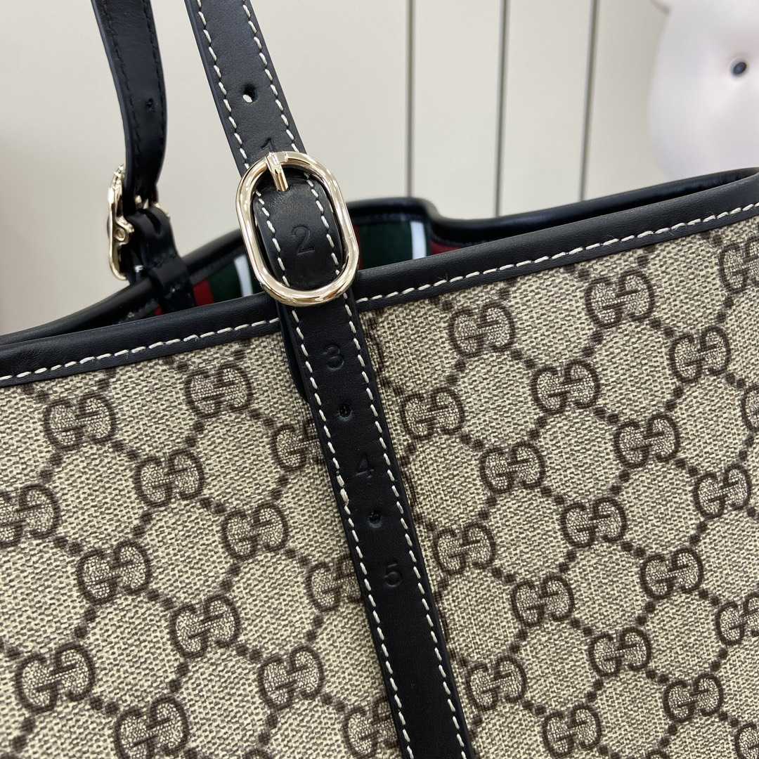 Gucci GG Emblem Large Tote Bag - PerfectKickZ