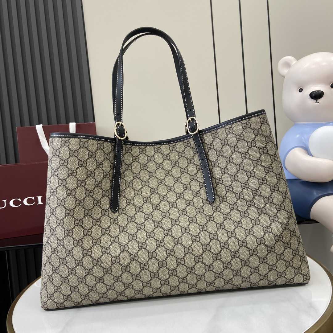 Gucci GG Emblem Large Tote Bag - PerfectKickZ