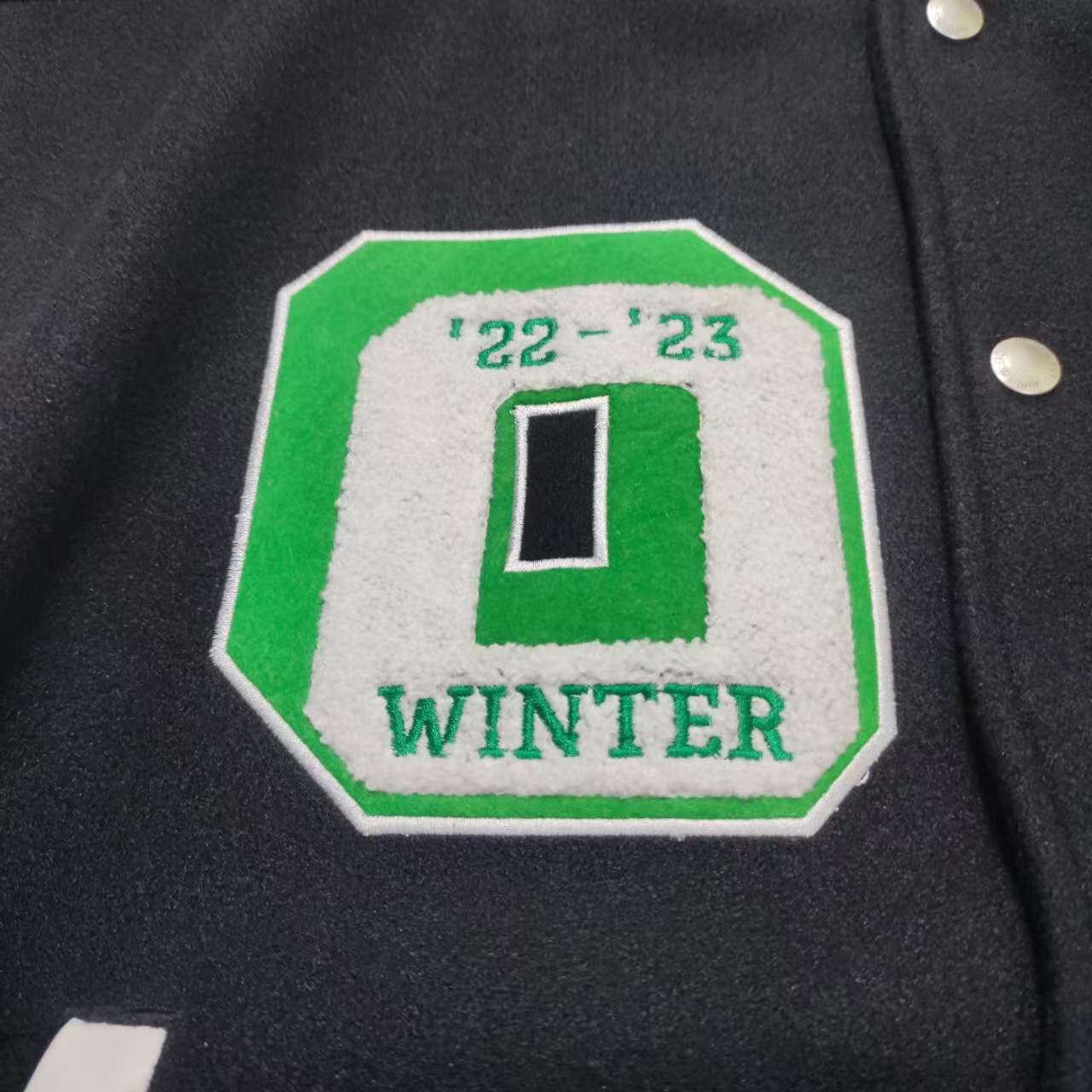 Off-White Embr Patches Embroidered Varsity Jacket - PerfectKickZ