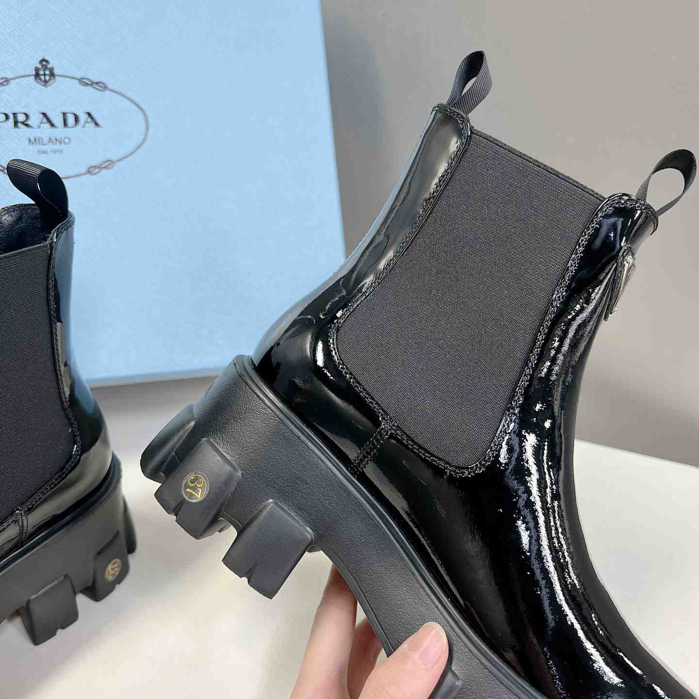 Prada Monolith Ankle Boots - PerfectKickZ