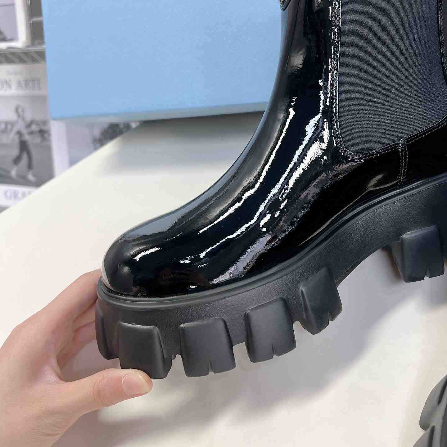 Prada Monolith Ankle Boots - PerfectKickZ