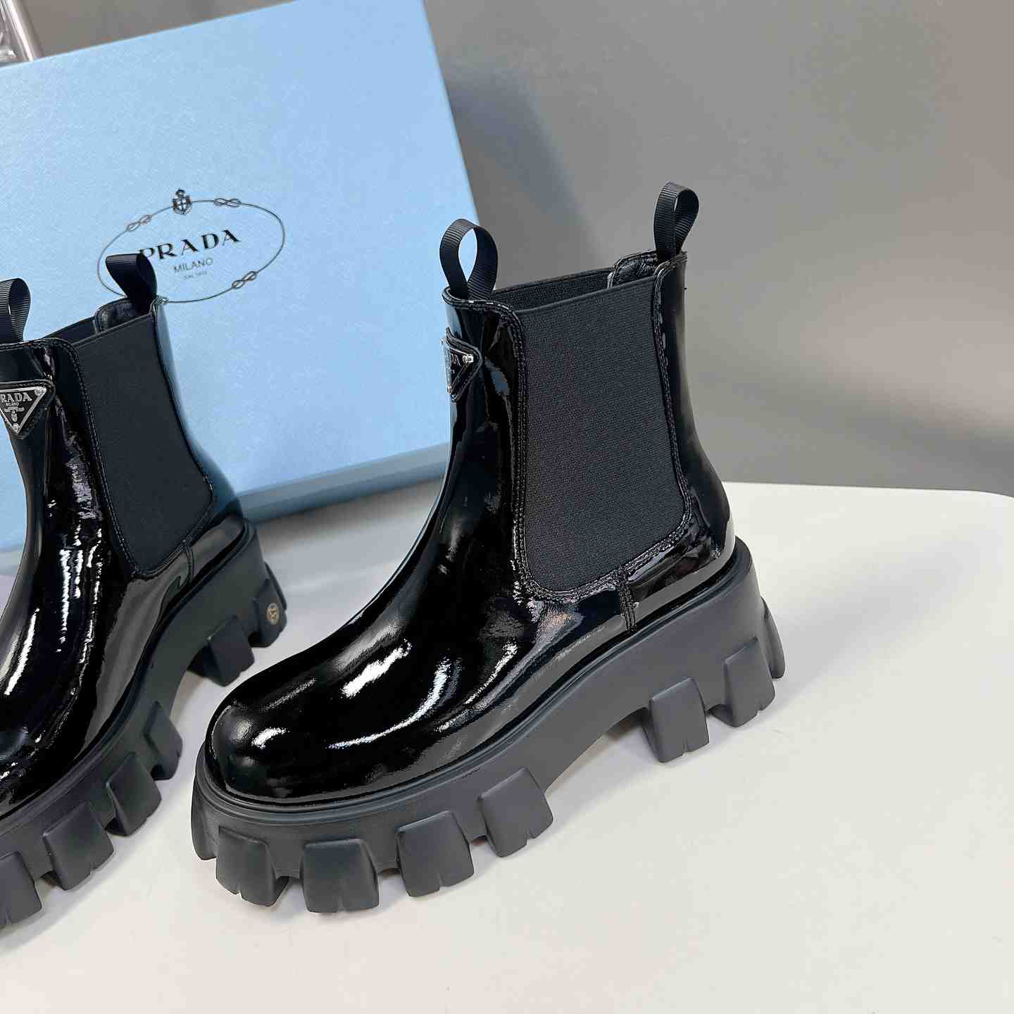 Prada Monolith Ankle Boots - PerfectKickZ
