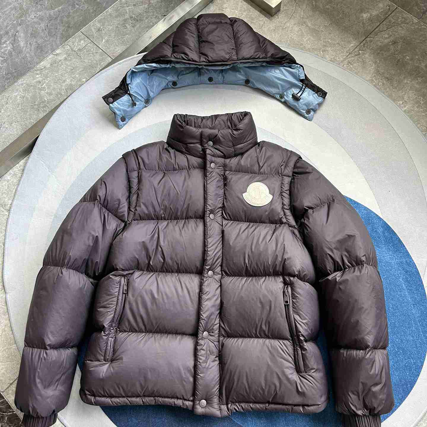 Moncler Cyclone 2-IN-1 Short Down Jacket - PerfectKickZ