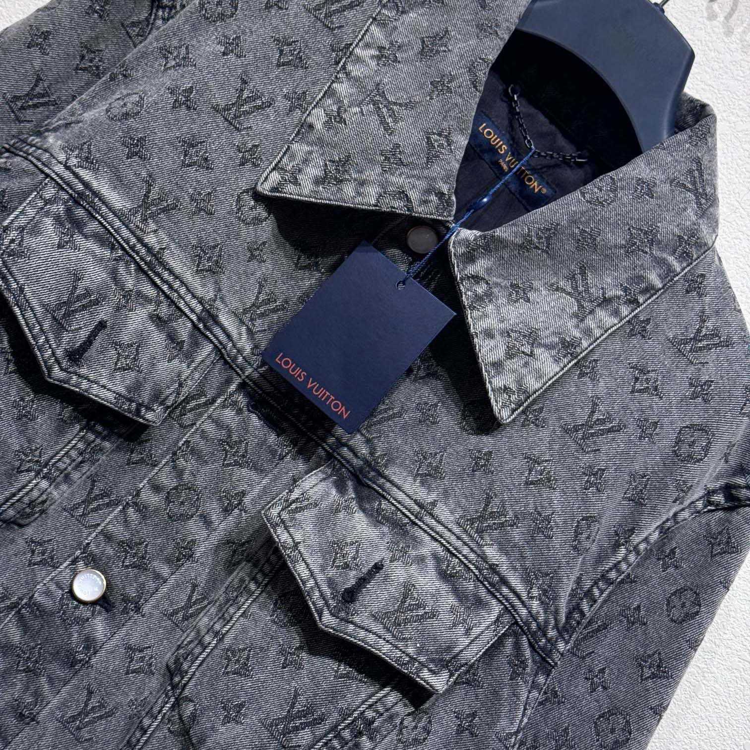 Louis Vuitton Monogram Jacquard Denim Jacket - PerfectKickZ