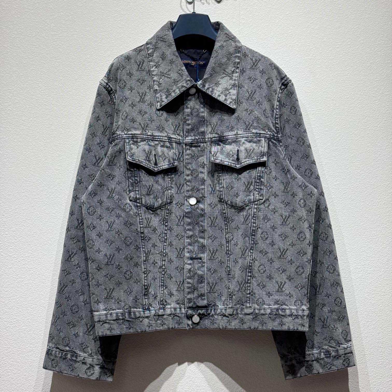 Louis Vuitton Monogram Jacquard Denim Jacket - PerfectKickZ