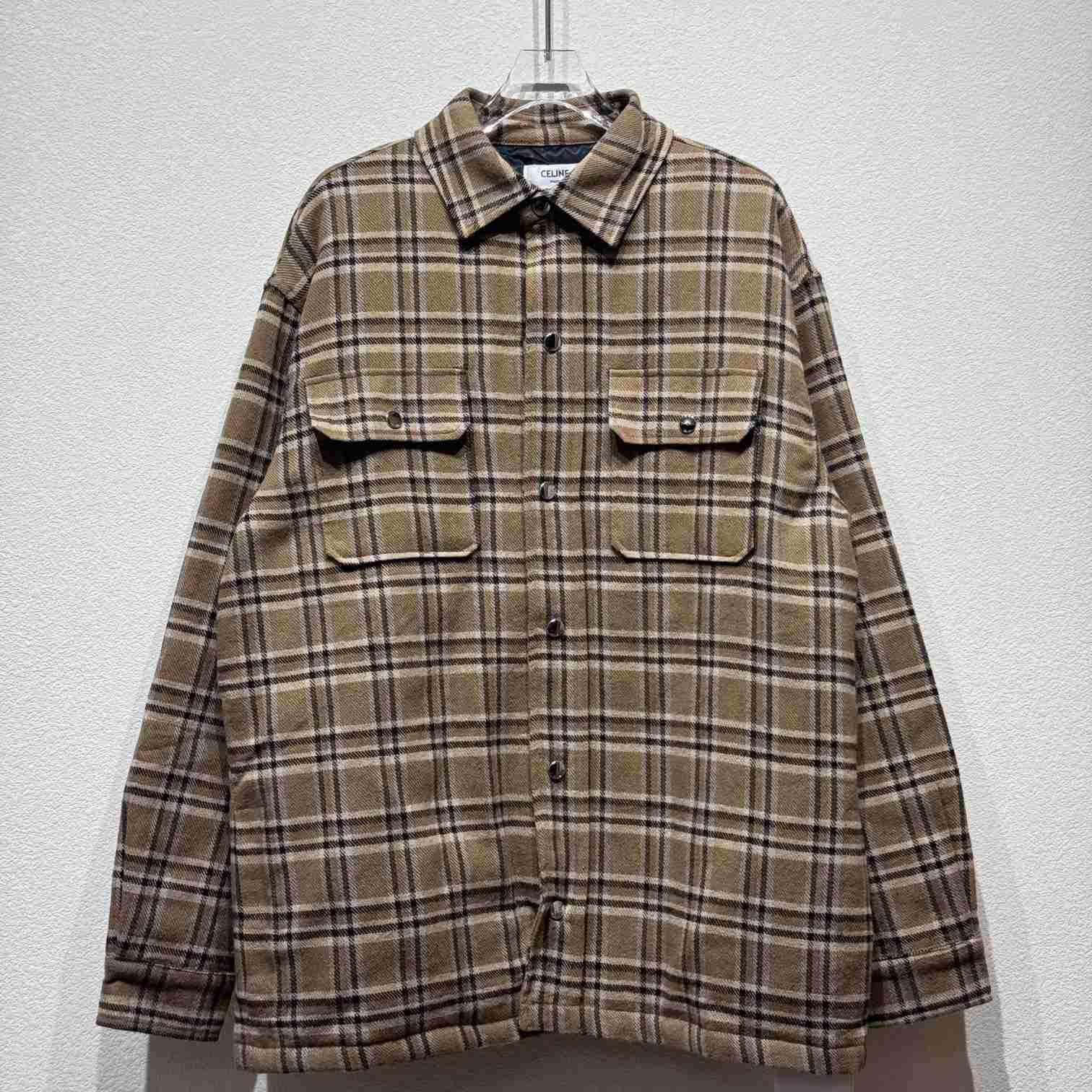 Celine Checked Overshirt - PerfectKickZ