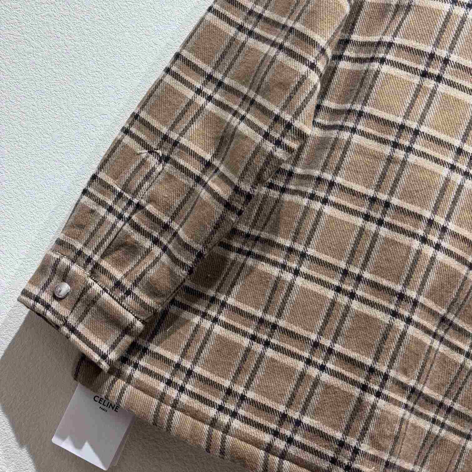 Celine Checked Overshirt - PerfectKickZ