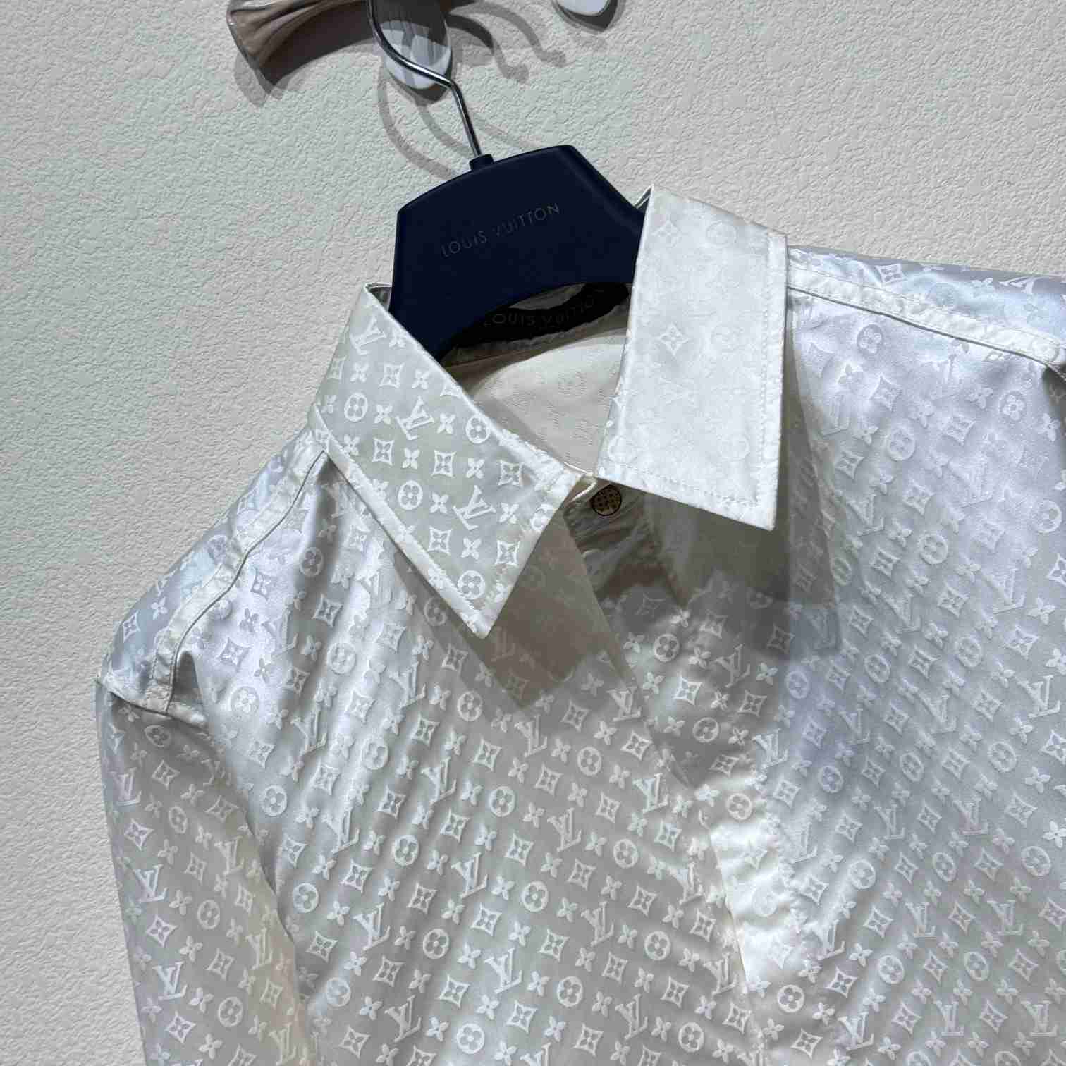 Louis Vuitton Monogram Long-Sleeved Shirt    - PerfectKickZ