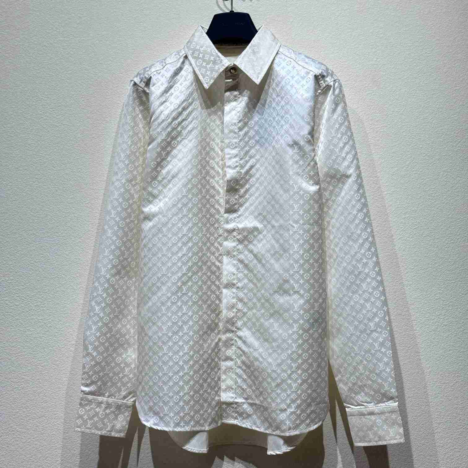 Louis Vuitton Monogram Long-Sleeved Shirt    - PerfectKickZ