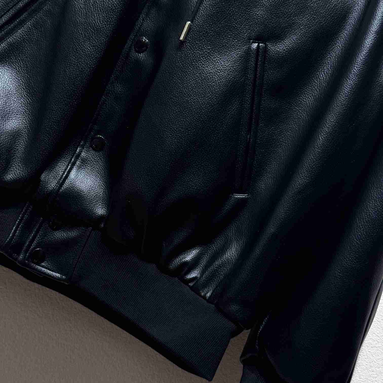 Celine Hooded Leather Jacket - PerfectKickZ