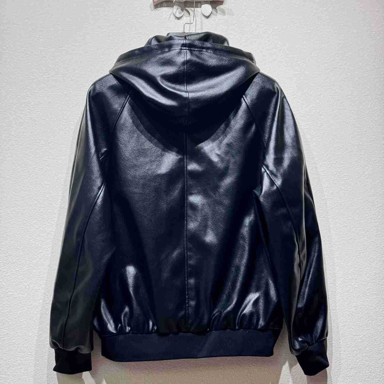 Celine Hooded Leather Jacket - PerfectKickZ