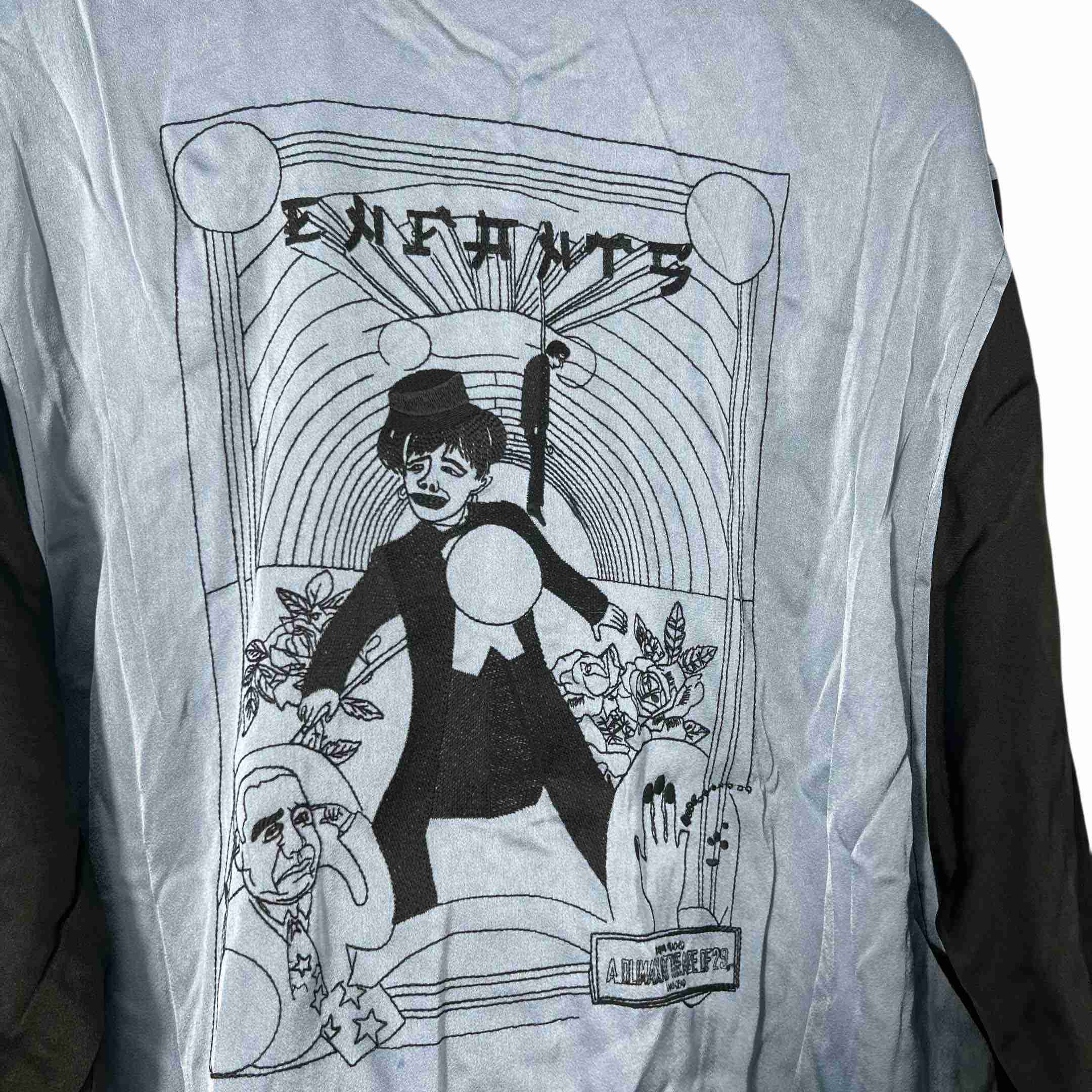 Enfants Riches Deprimes Climax At 29 Western Jacket 'Black/Silver/Blue' - PerfectKickZ
