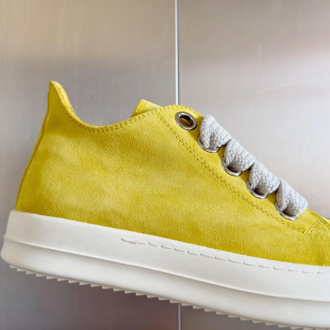 Rick Owens Laces Low-top  Sneakers - PerfectKickZ