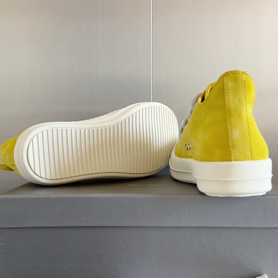 Rick Owens Laces Low-top  Sneakers - PerfectKickZ