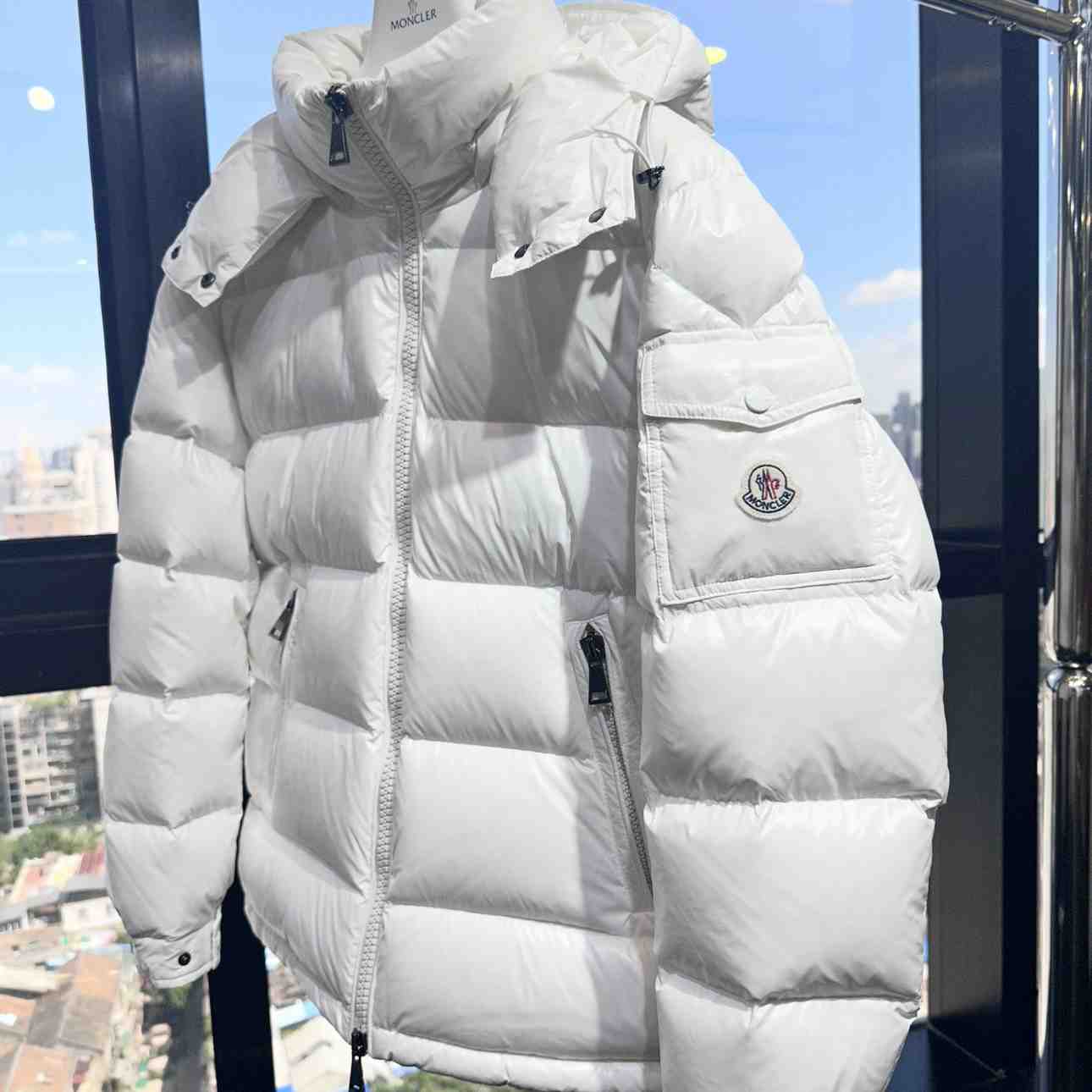 Moncler Maire Hooded Short Down Jacket - 
