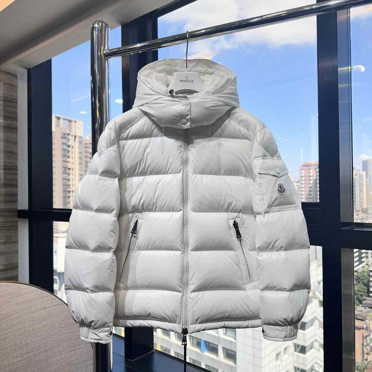 Moncler Maire Hooded Short Down Jacket - 