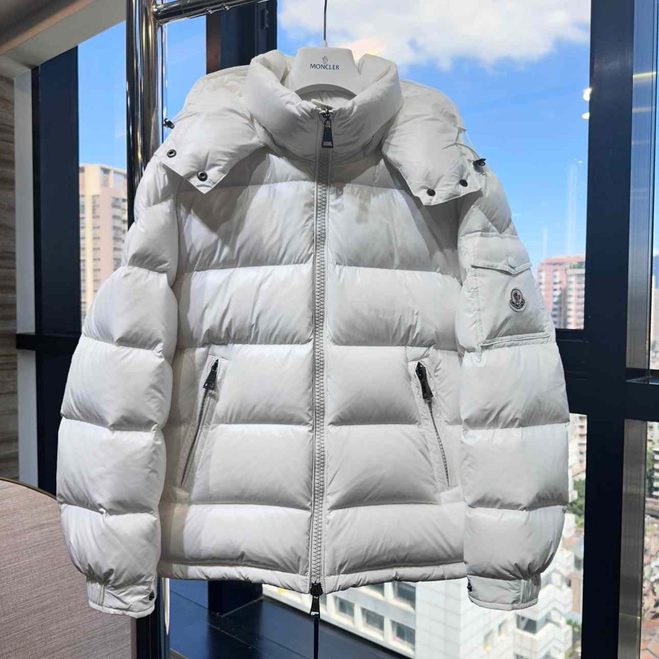 Moncler Maire Hooded Short Down Jacket - PerfectKickZ