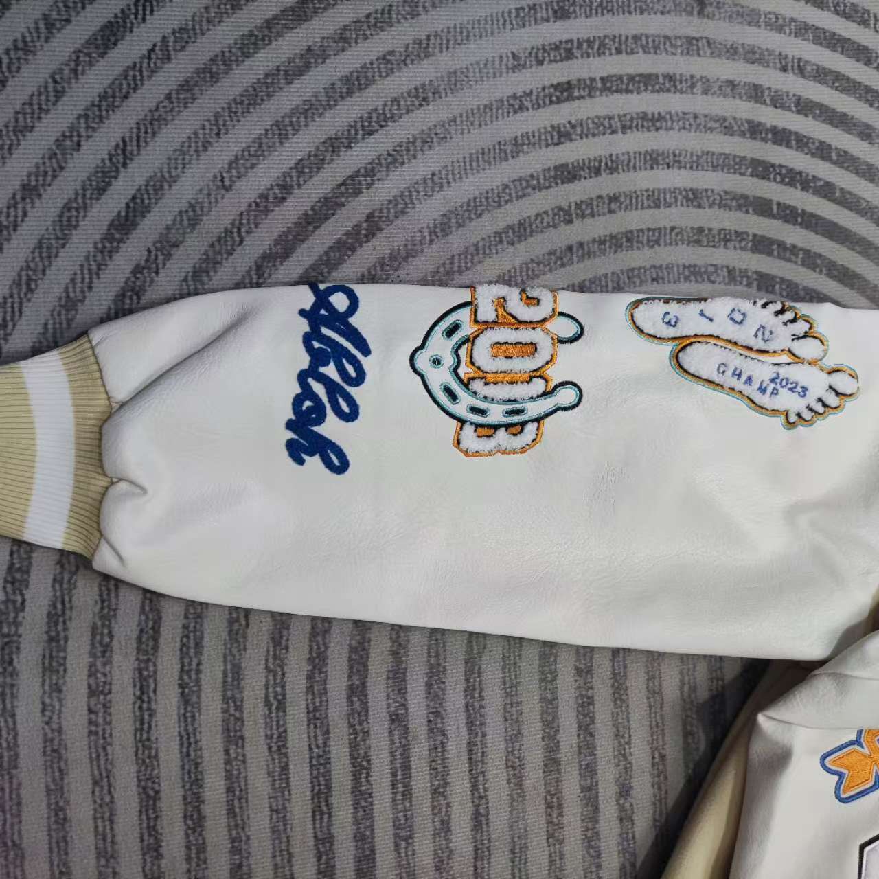 Off-White Wo Thunderbolt Varsity - PerfectKickZ