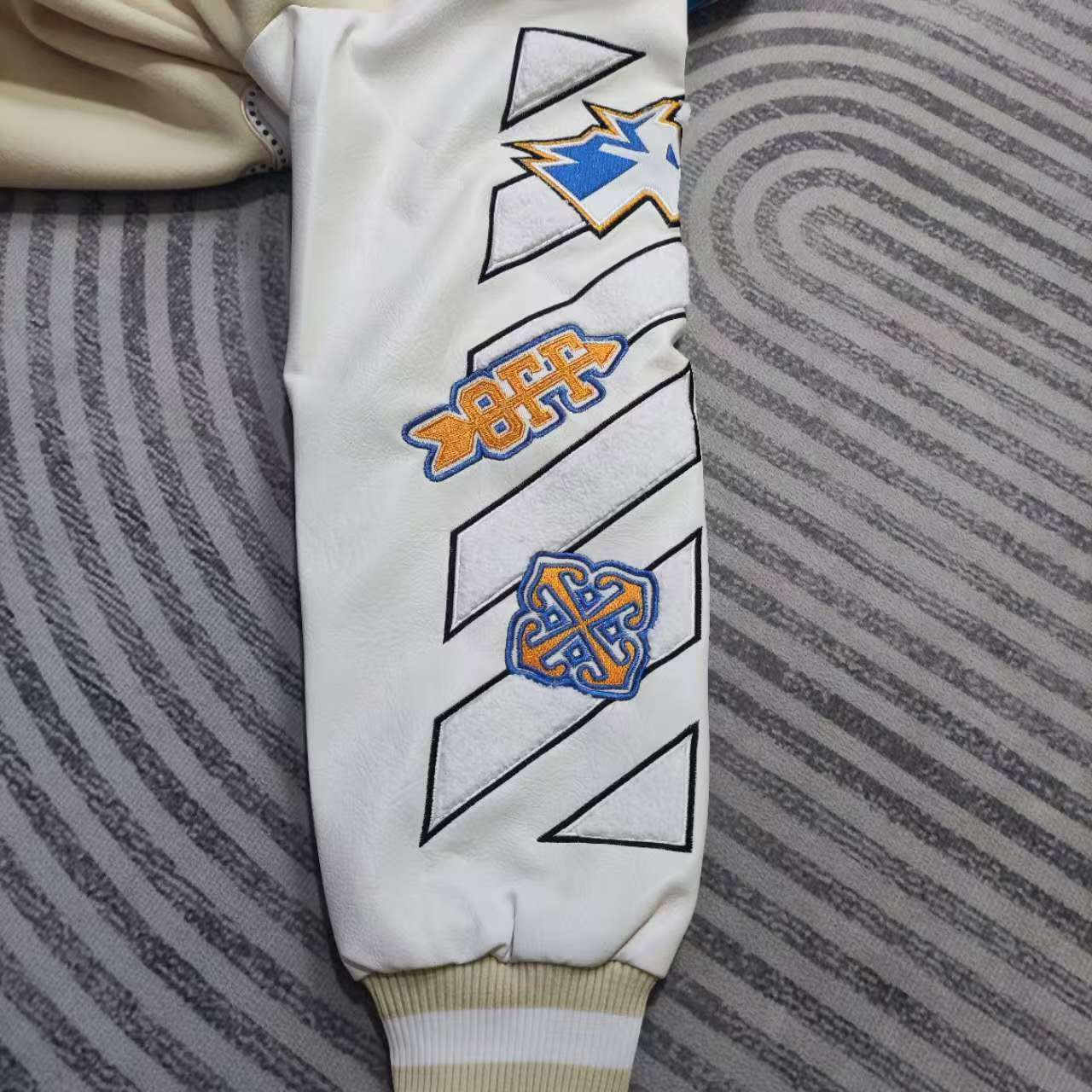 Off-White Wo Thunderbolt Varsity - PerfectKickZ