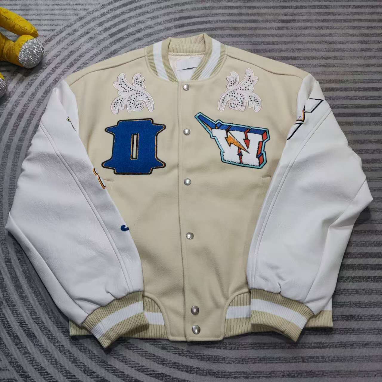 Off-White Wo Thunderbolt Varsity - PerfectKickZ