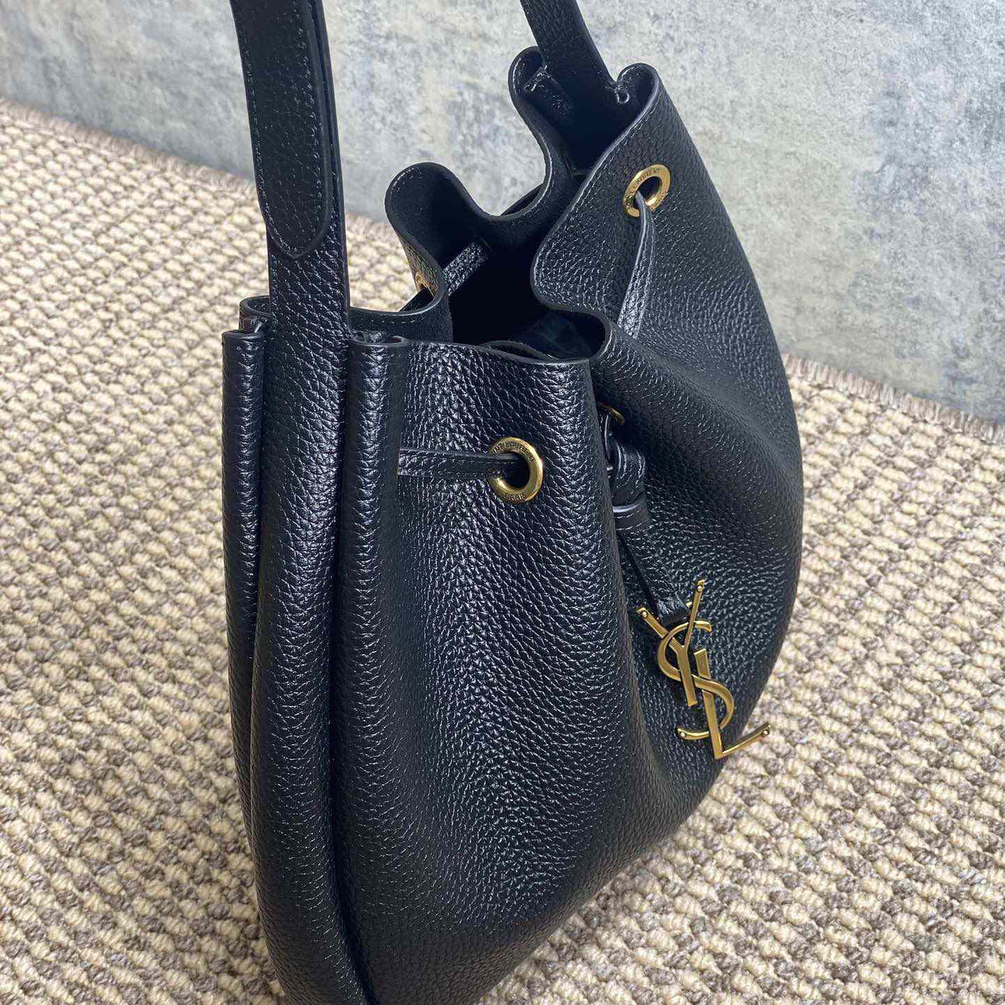 Saint Laurent Paris Vii Small Hobo In Grained Leather - PerfectKickZ